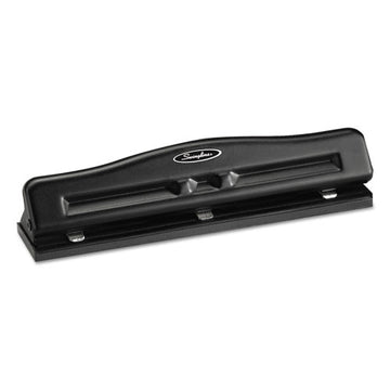 Swingline® 11-sheet Commercial Adjustable Desktop Two- To Three-hole Punch, 9-32" Holes, Black freeshipping - TVN Wholesale